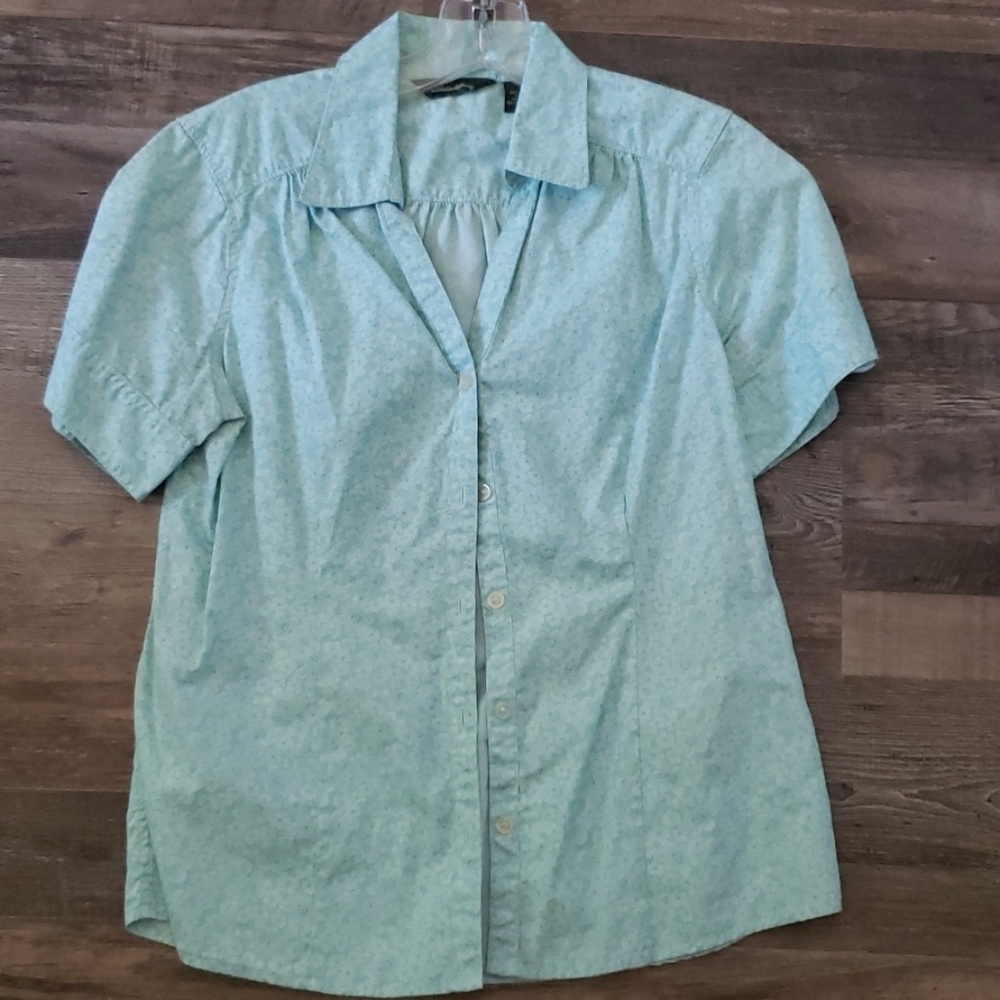 Light blue blouse